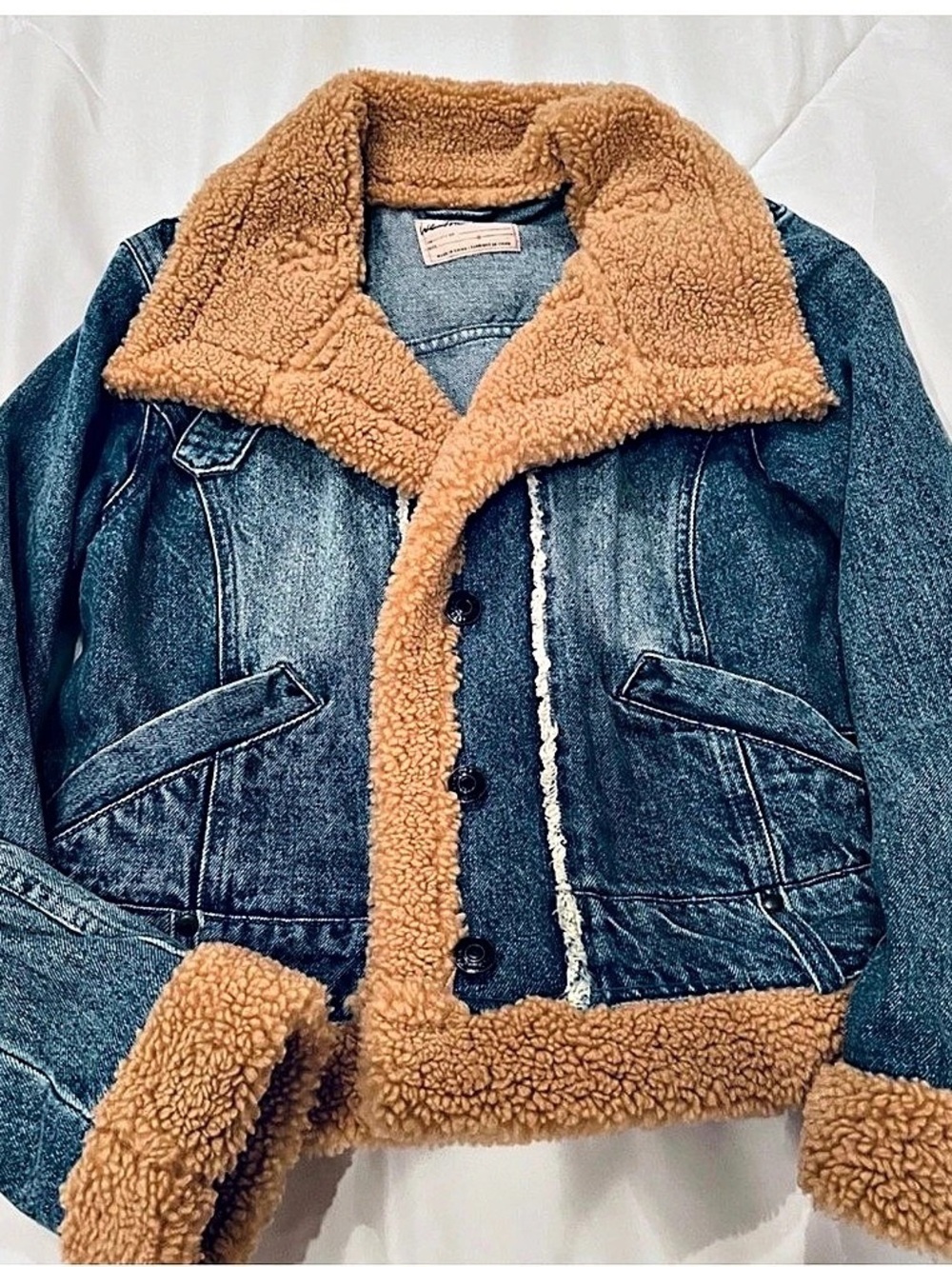 Free People We the Free Rylee Moto Denim Jacket